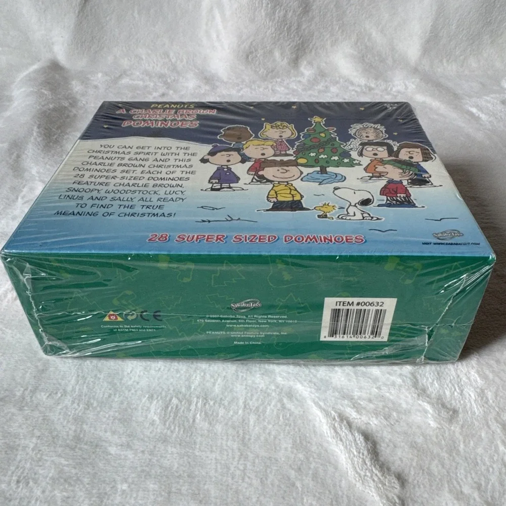 2007 Peanuts A Charlie Brown Christmas Dominoes New In Box